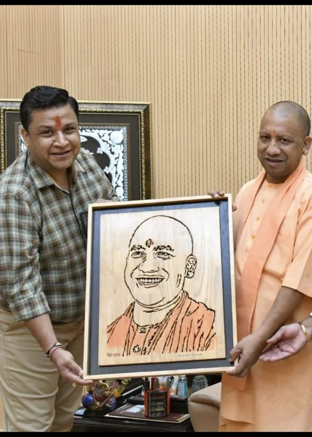 A portrait handed over